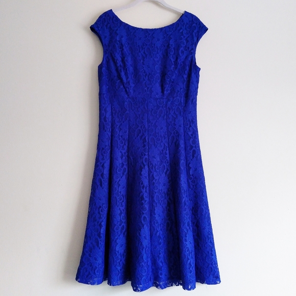 Lauren Ralph Lauren Dresses & Skirts - Lauren Ralph Lauren dress blue lace overlay 8